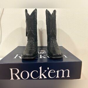 Rock em caiman belly size 6